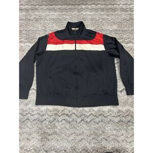 Rocawear Y2K Black Red White Track Jacket Mens Size 2XL PLEASE READ DESCRIPTION